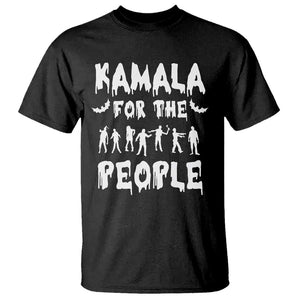 Harris For The People T Shirt Funny Halloween Kamala US President 2024 TS09 Black Print Your Wear