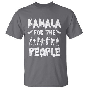 Harris For The People T Shirt Funny Halloween Kamala US President 2024 TS09 Charcoal Print Your Wear