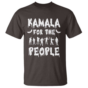 Harris For The People T Shirt Funny Halloween Kamala US President 2024 TS09 Dark Chocolate Print Your Wear