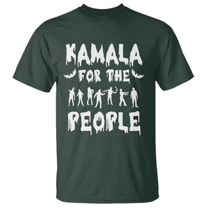 Harris For The People T Shirt Funny Halloween Kamala US President 2024 TS09 Dark Forest Green Print Your Wear