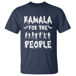 Harris For The People T Shirt Funny Halloween Kamala US President 2024 TS09 Navy Print Your Wear