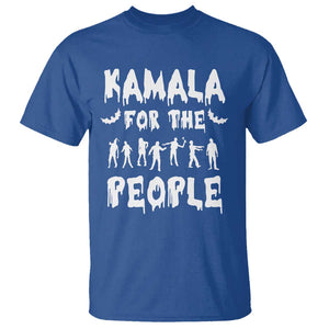 Harris For The People T Shirt Funny Halloween Kamala US President 2024 TS09 Royal Blue Print Your Wear