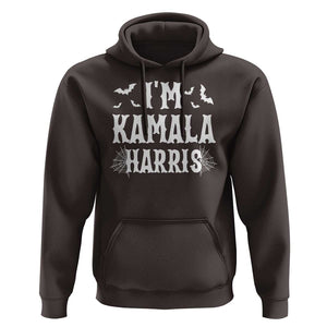 Funny Halloween Harris Costume Hoodie I'm Kamala Couple Matching TS09 Dark Chocolate Print Your Wear