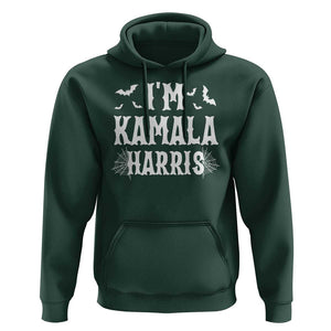 Funny Halloween Harris Costume Hoodie I'm Kamala Couple Matching TS09 Dark Forest Green Print Your Wear