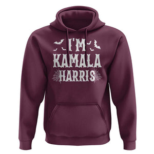 Funny Halloween Harris Costume Hoodie I'm Kamala Couple Matching TS09 Maroon Print Your Wear