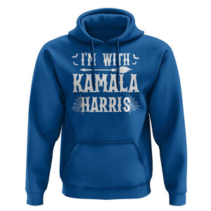 Funny Halloween Harris Costume Hoodie I'm With Kamala Couple Matching TS09 Royal Blue Print Your Wear