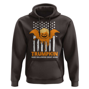 Funny Halloween Trump Hoodie Trumpkin Make Halloween Great Again Pumkin Spooky Season TS09 Dark Chocolate Print Your Wear