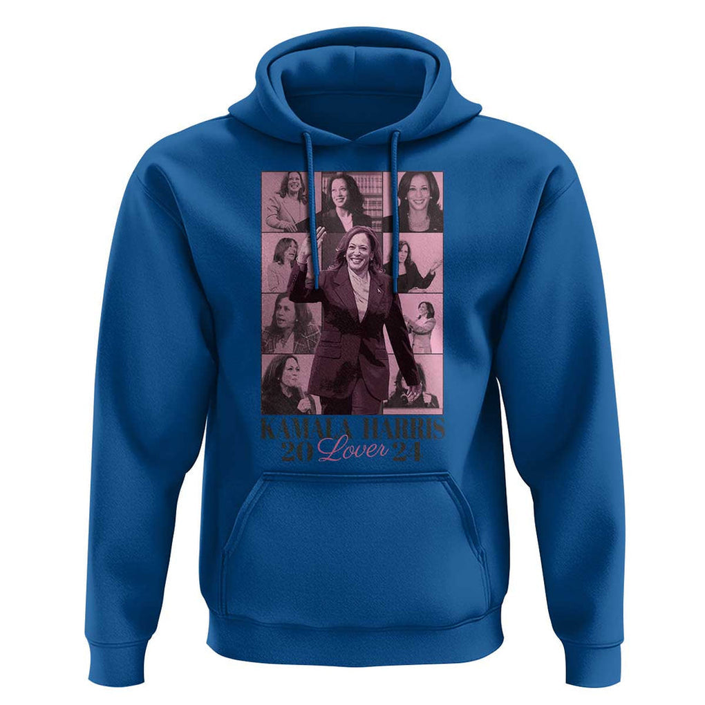 Harris Eras Hoodie Pink Kamala Lover Era 2024 TS09 Royal Blue Print Your Wear