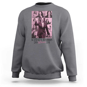 Harris Eras Sweatshirt Pink Kamala Lover Era 2024 TS09 Charcoal Print Your Wear