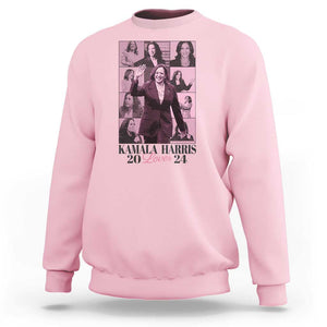 Harris Eras Sweatshirt Pink Kamala Lover Era 2024 TS09 Light Pink Print Your Wear