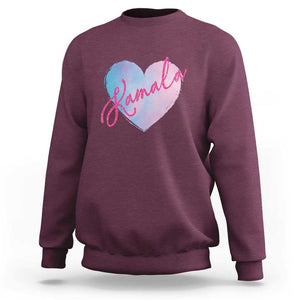 Kamala Lover Sweatshirt Pink Blue Sky Harris Madam President TS09 Maroon Print Your Wear