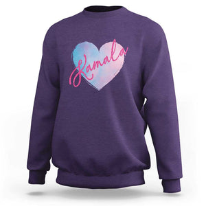 Kamala Lover Sweatshirt Pink Blue Sky Harris Madam President TS09 Purple Print Your Wear