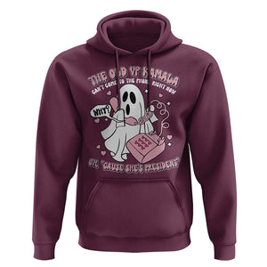 Funny Halloween Harris Hoodie The Old VP Kamala Can't Come To The Phone TS09 Maroon Print Your Wear