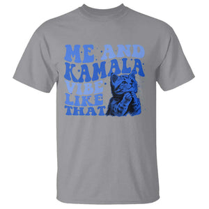 Harris 2024 T Shirt Me And Kamala Vibe Like That TS09 Sport Gray Print Your Wear