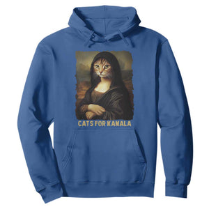 Funny Harris Cat Hoodie Cats Mona Lisa Vintage TS09 Royal Blue Print Your Wear