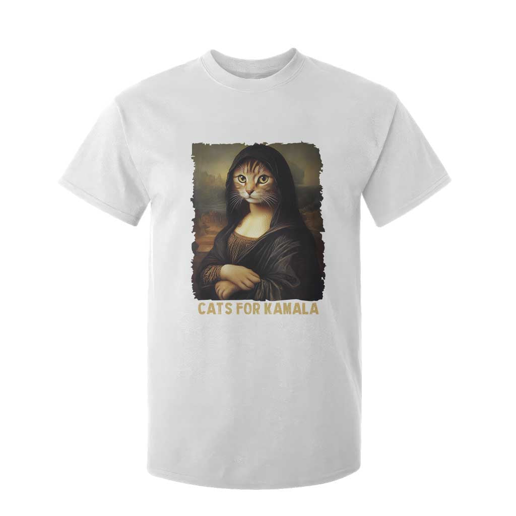 Funny Harris Cat T Shirt For Kid Cats Mona Lisa Vintage TS09 White Print Your Wear
