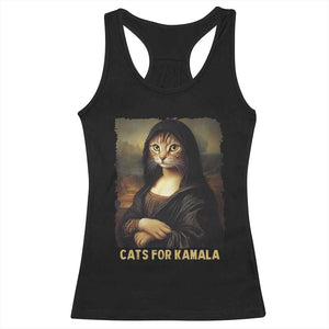 Funny Harris Cat Racerback Tank Top Cats Mona Lisa Vintage TS09 Black Print Your Wear