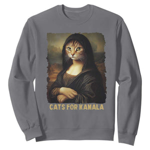 Funny Harris Cat Sweatshirt Cats Mona Lisa Vintage TS09 Charcoal Print Your Wear