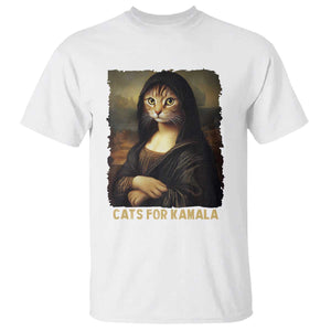 Funny Harris Cat T Shirt Cats Mona Lisa Vintage TS09 White Print Your Wear