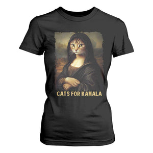 Funny Harris Cat T Shirt For Women Cats Mona Lisa Vintage TS09 Black Print Your Wear