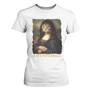 Funny Harris Cat T Shirt For Women Cats Mona Lisa Vintage TS09 White Print Your Wear