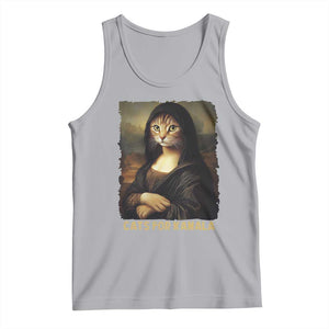 Funny Harris Cat Tank Top Cats Mona Lisa Vintage TS09 Athletic Heather Print Your Wear