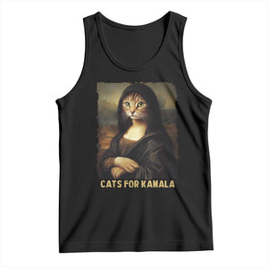 Funny Harris Cat Tank Top Cats Mona Lisa Vintage TS09 Black Print Your Wear