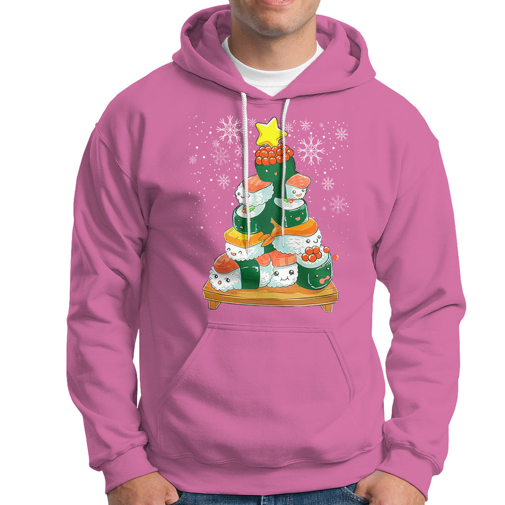 Sushi Christmas Tree Cute Japanese Xmas Hoodie TS09 Purple Printyourwear