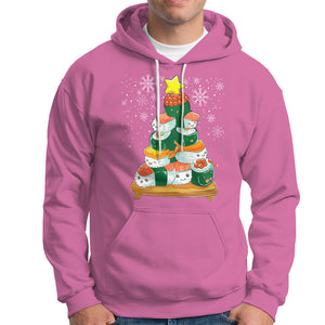 Sushi Christmas Tree Cute Japanese Xmas Hoodie TS09 Purple Printyourwear