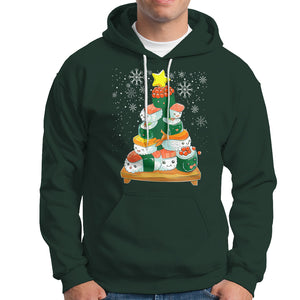 Sushi Christmas Tree Cute Japanese Xmas Hoodie TS09 Printyourwear