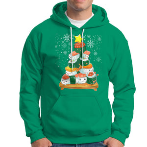 Sushi Christmas Tree Cute Japanese Xmas Hoodie TS09 Printyourwear