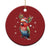 Christmas Cute Parot Reindeer Santa Hat Christmas Ornament TS09 Print Your Wear