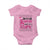 My Christmas Wish Is A Cure Breast Cancer Baby Onesie TS09 Light Pink Print Your Wear