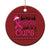 My Christmas Wish Is A Cure Breast Cancer Christmas Ornament TS09 Print Your Wear