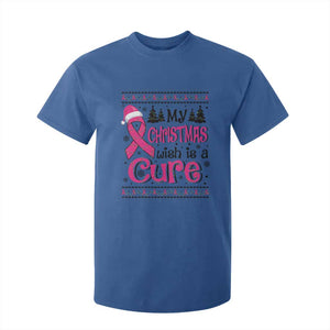 My Christmas Wish Is A Cure Breast Cancer T Shirt For Kid TS09 Royal Blue Print Your Wear