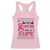 My Christmas Wish Is A Cure Breast Cancer Racerback Tank Top TS09 Light Pink Print Your Wear