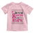 My Christmas Wish Is A Cure Breast Cancer Toddler T Shirt TS09 Light Pink Print Your Wear