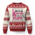 My Christmas Wish Is A Cure Breast Cancer Ugly Christmas Sweater TS09 Red Print Your Wear