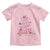 Christmas Breast Cancer Toddler T Shirt Pink Ribbon Xmas Tree TS09 Light Pink Print Your Wear