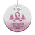 Personalize Christmas Breast Cancer Christmas Ornament Custom Name The Year I Beat Cancer TS09 Print Your Wear