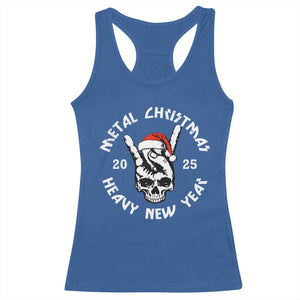 Funny Heavy Metal Racerback Tank Top Metal Christmas Heavy New Year Rock Hand Sign TS09 Royal Blue Print Your Wear