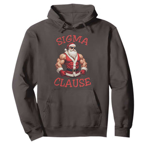 Funny Xmas Sigma Claus Hoodie TS09 Dark Chocolate Print Your Wear