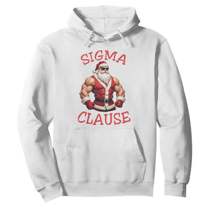 Funny Xmas Sigma Claus Hoodie TS09 White Print Your Wear