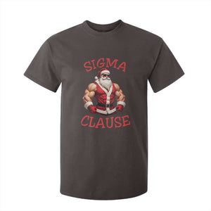 Funny Xmas Sigma Claus T Shirt For Kid TS09 Dark Chocolate Print Your Wear