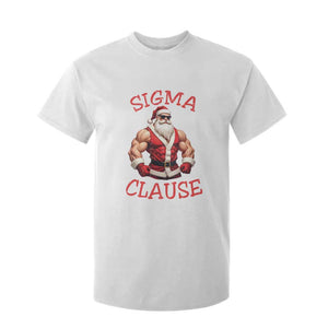 Funny Xmas Sigma Claus T Shirt For Kid TS09 White Print Your Wear