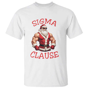 Funny Xmas Sigma Claus T Shirt TS09 White Print Your Wear