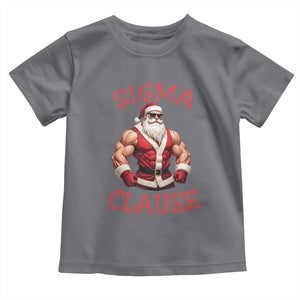 Funny Xmas Sigma Claus Toddler T Shirt TS09 Charcoal Print Your Wear