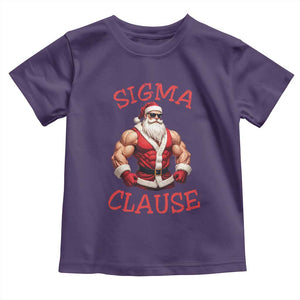 Funny Xmas Sigma Claus Toddler T Shirt TS09 Purple Print Your Wear