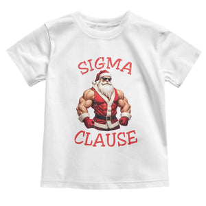 Funny Xmas Sigma Claus Toddler T Shirt TS09 White Print Your Wear