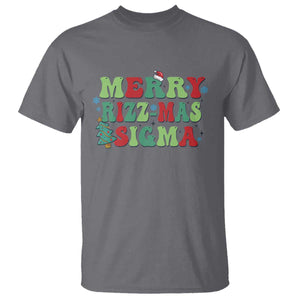 Merry Rizz Mas Sigmas T Shirt TS09 Charcoal Print Your Wear